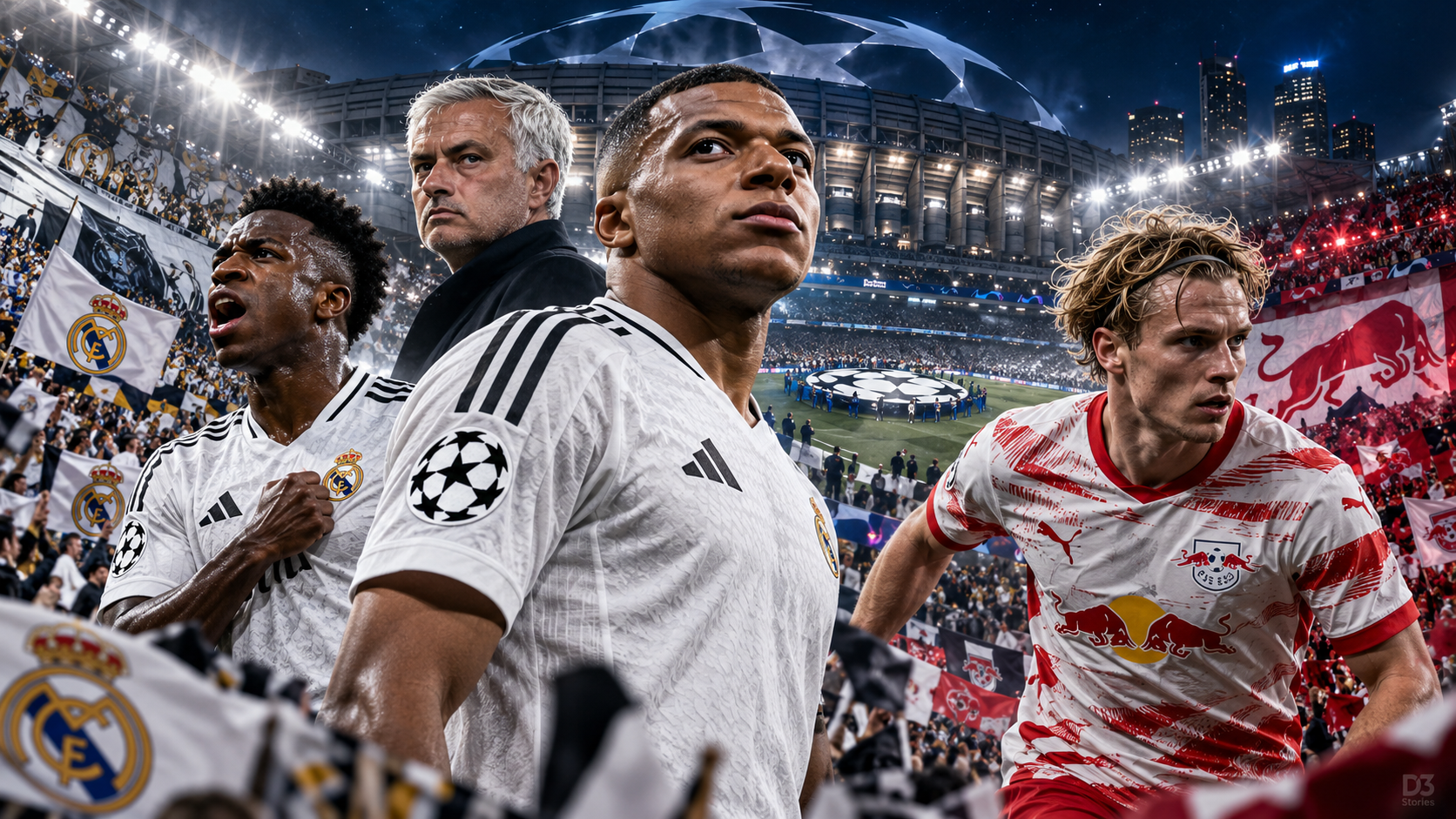 Real Madrid–Leipzig : Mbappé en feu, Vinicius sous pression et un Clásico déjà dans les têtes