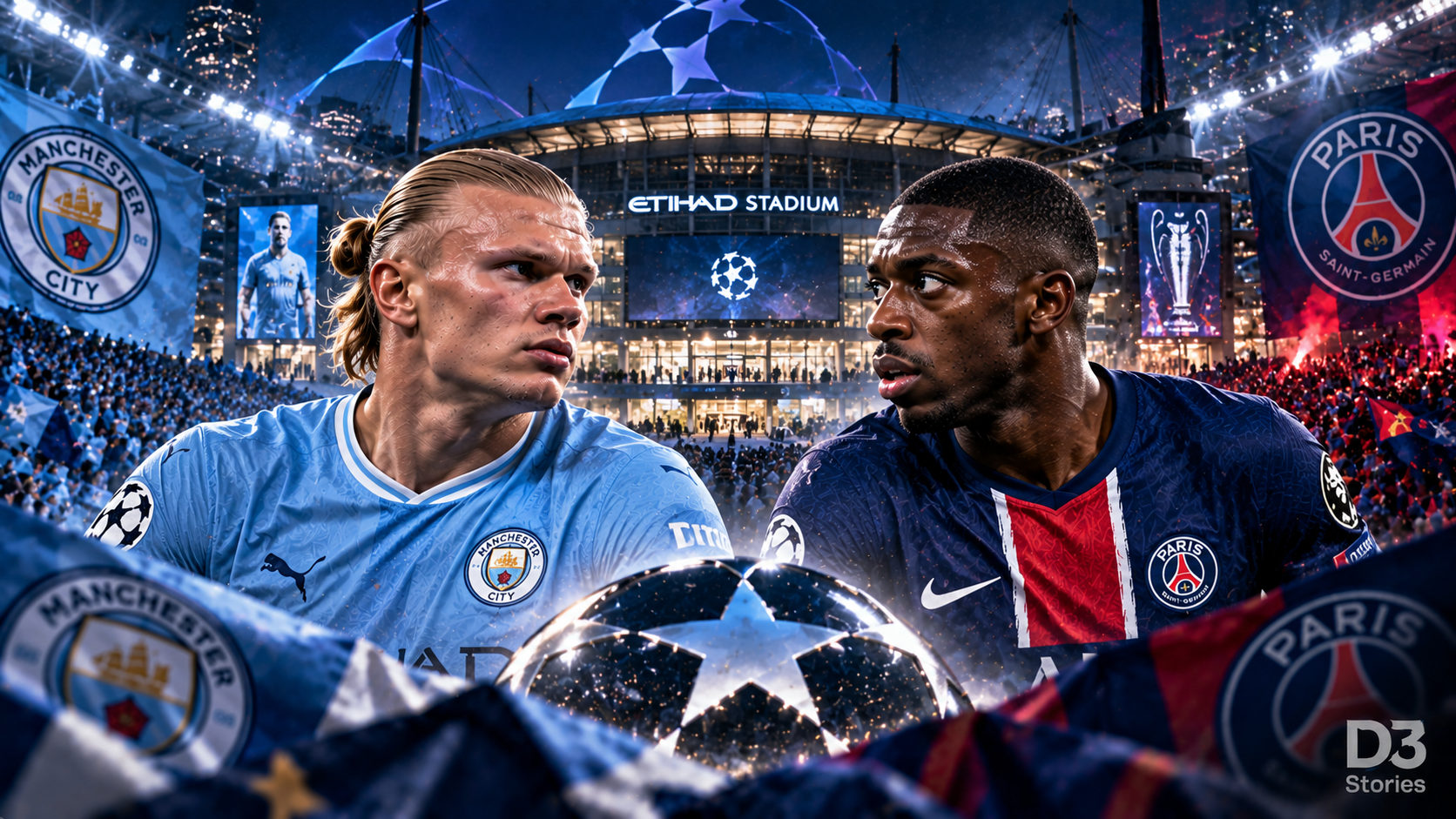 Manchester City–PSG : le double champion d’Europe face à son premier vrai choc de la saison