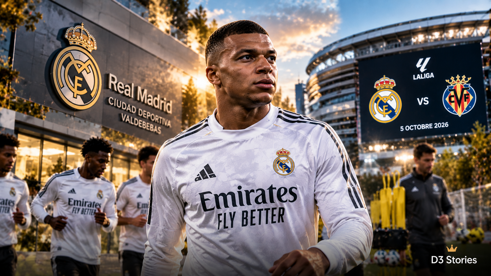 Mbappé de retour à Madrid, mais toujours en récupération avant Villarreal